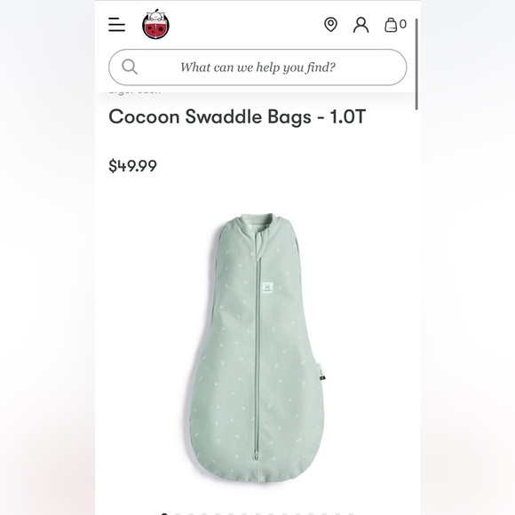 ErgoPouch Cocoon Swaddle Bag - 1.0 TOG - Picture 3 of 3